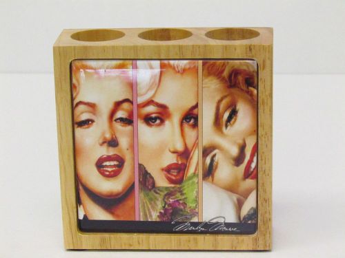 4 Dye Sublimation Blanks: Wooden Desktop Pencil Holder