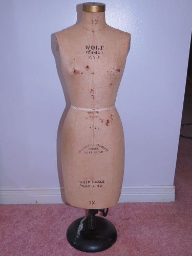 Wolf Dress Form Mannequin  Half Scale Size 12