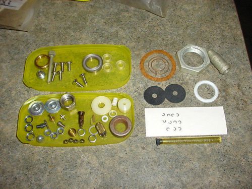 Binks &amp; DeVilbiss parts lot gaskets seals clips pins keys bolts guards hardware