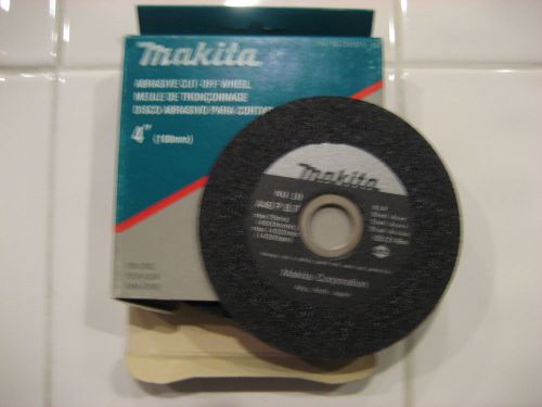 MAKITA 4&#034; ABRASIVE CUT-OFF WHEELS  (#724107-5-10A)