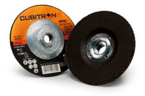 3M Cubitron II Cut &amp; Grind Wheels 4.5&#034; x 1/8&#034; x 5/8-11&#034; Quick Change Qty20 28762