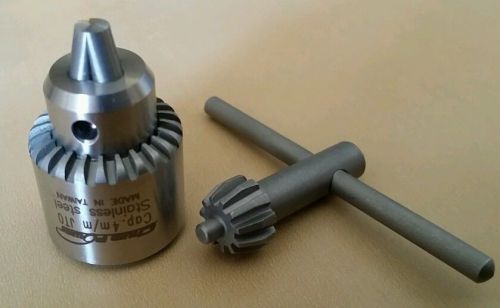 Drill EDM Chuck w/Key Stainless Steel; JT0 Taper for EDM Drilling machines