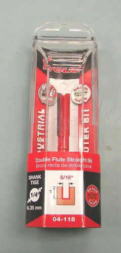 5/16&#034; (dia.) double flute straight bit 04-118 freud for sale