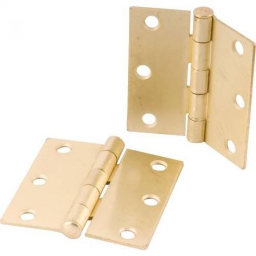 Anvil Mark Butt Hinges 3 1/2&#034; Bright Brass Anvil Mark Doorknobs 807304