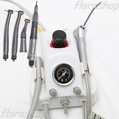 Dental Portable Turbine Unit Work With Compressor+High &amp; Low Speed Handpiece 4H