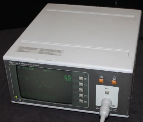 Hp 78351a ekg ecg patient monitor 3 lead trunk free shipping! for sale