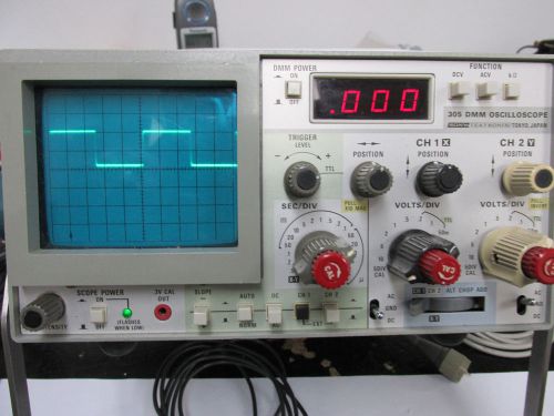 Sony Tektronix 305 2-Channel, 5 MHz Oscilloscope AD