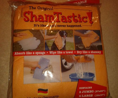 ShamTastic Towels - 6 Pack - 2JUMBO 4LARGE