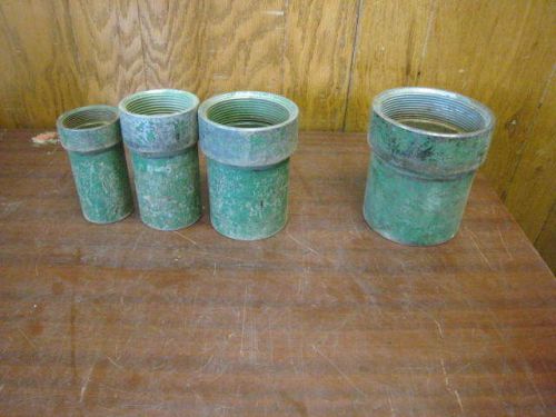 Lot of 4 greenlee cable tugger puller bushing extensions free shipping for sale