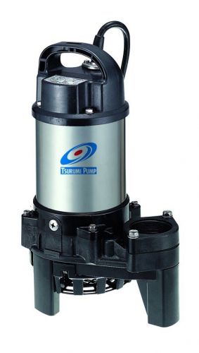 Tsurumi Submersible Pond 2&#034; Trash Pump Stainless Steel PU Series 50PU2.4S