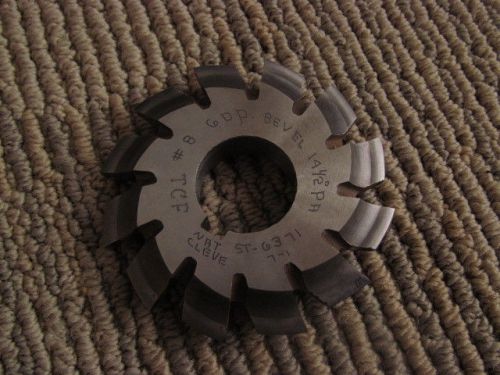 Involute gear cutter 6p #8 BEVEL National Cleveland