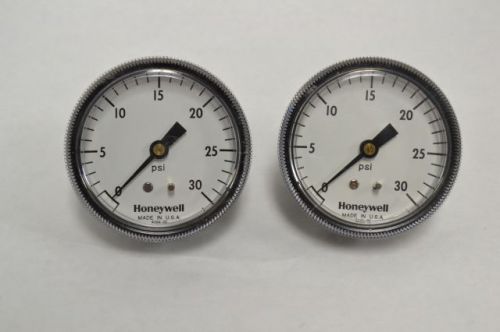 LOT 2 HONEYWELL 0-30 PSI PRESSURE GAUGE 1/8IN NPT B213860