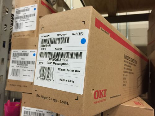 OKI DATA WASTE TONER BOX P/N 42869401 FOR PRO930 NEW IN BOX