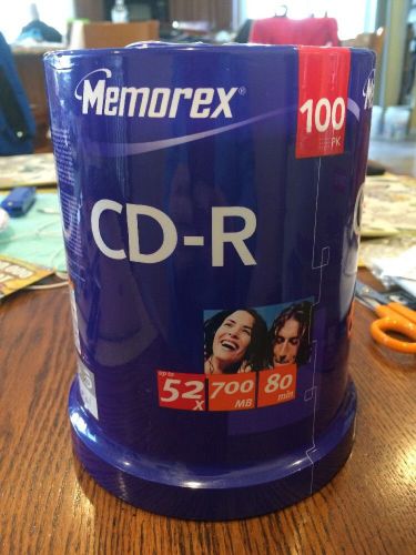 Memorex CD-R 52x 700 MB 80 Min 100 Pack Spindle