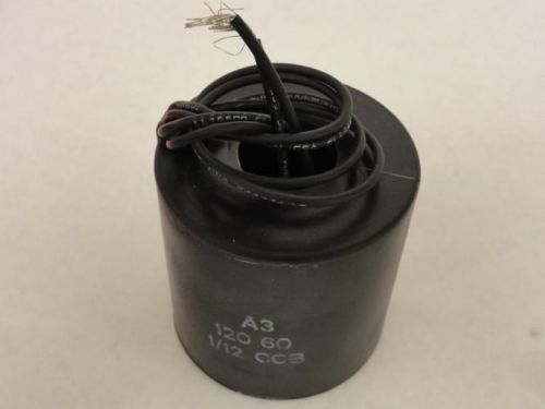 93113 New-No Box, Danfoss A3 Solenoid Coil, 120V/60Hz, 1/12 CCB