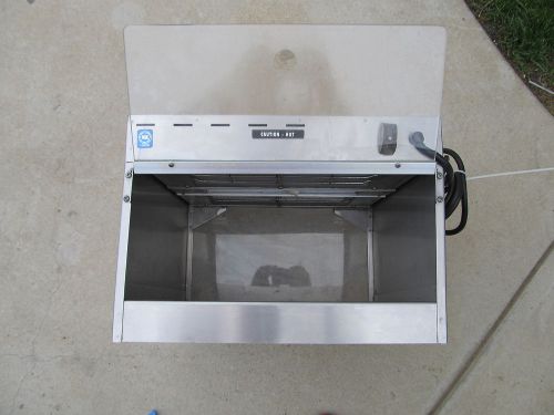 HATCO GLO RAY FOOD WARMER R-18 CABINET DISPLAY STAGING WARMER FREE SHIP