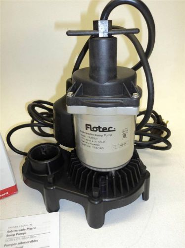 Flotec 1/3 HP Zinc Thermoplastic Tethered Sump Pump