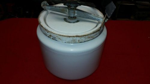 U.S. Stoneware Ceramic Grinding Mill Jar 12.5&#034; Diameter