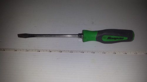 SNAP ON 5/16&#034; SHD6 US MADE 6&#034; INSTINCT HANDLE FLATHEAD SCREWDRIVER