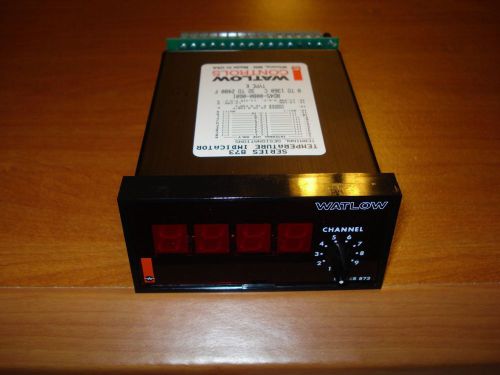 New! Watlow Series 873 Model 8D45-0080-0601 Temperature Indicator