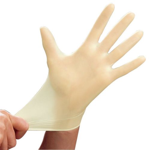 GLOVES VINYL POWDER &amp; LATEX FREE DISPOSABLE EXAM HOME OFFICE WORK STEREX L