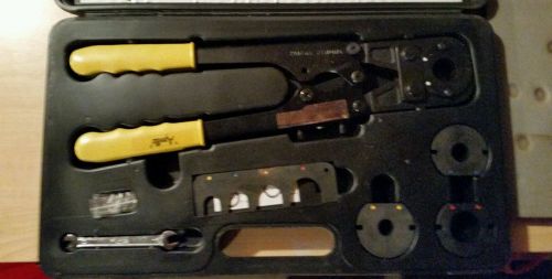 Apollo PEX Crimp Tool Set Original Black Case - 3/8&#034;, 1/2&#034;, 3/4&#034;, 1&#034; Crimpers!