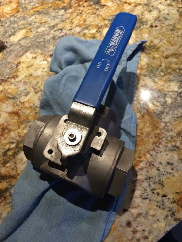 2&#034; MARWIN 316 STAINLESS BALL VALVE 800WOG Tee PN50