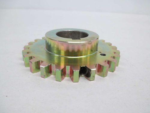 NEW METALLIC STEEL 24T 1-3/8IN BORE SINGLE ROW CHAIN SPROCKET D371465