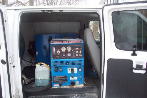 2 carpet cleaning truck mounts, 18hp prochem legend, 1 ford van for sale