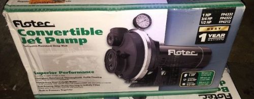 Flotec Jet Pump * 3/4 HP* FP 4322