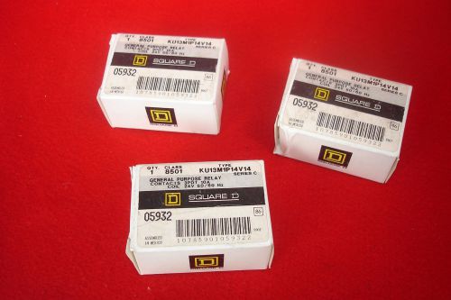 Square D 8501KU13M1P14V14 Relay Series C - FAST SHIPPING