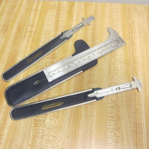 The Executive Slide Caliper Design Machinist Tool 2 Pocket Clip Rule Lamb Co.