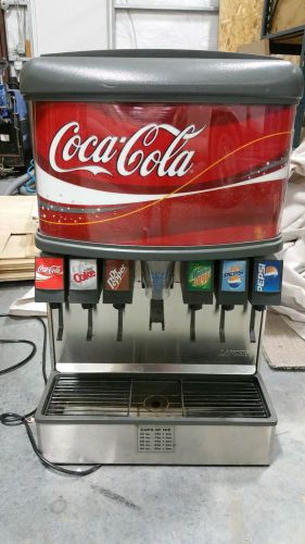 USED LANCER SODA BEVERAGE AND ICE DISPENSER 6 HEAD 85-4526H-101 4500 DRINK