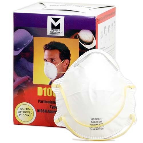 Mercer Abrasives Particulate Respirator Type N95 D10005N Box of 20