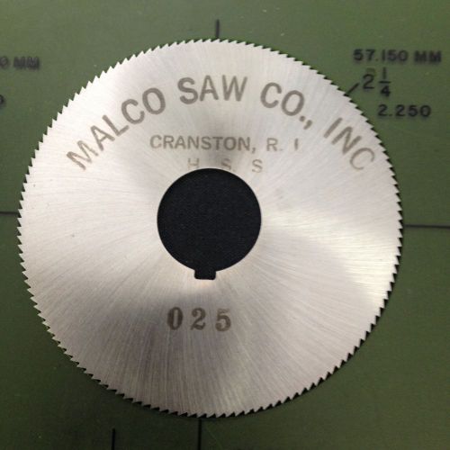 Malco Jewelry 2 x 0.025 x 1/2 HSS Slitting Slotting Saw