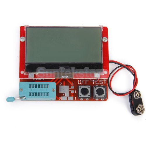 New 12864 lcd led transistor tester tool capacitance esr meter diode triode for sale