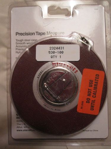 Starrett 100&#039; Precision Tape Measure Model 530-100