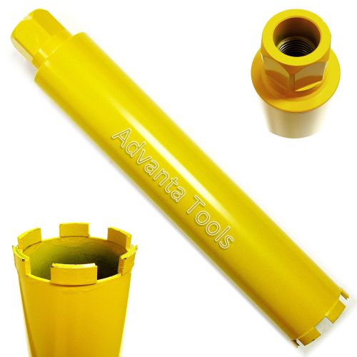 3-1/2&#034; pro m series wet core bit for heavy steel concrete 1 1/4”-7 threads for sale