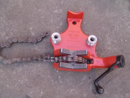 RIDGID BC-610 CHAIN PIPE VISE 1/8 - 6 PIPE THREADER 300 #5