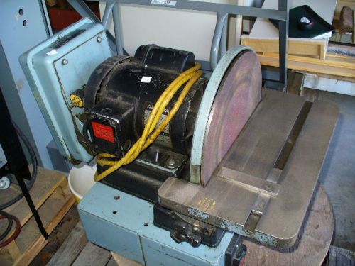 Disk sander Delta 12&#034; model 92 K 97741. Catalog # 52-704. 1 HP. 115/230 Volt