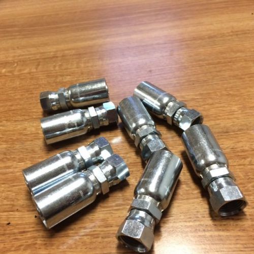 Quantity 8 fjx-08-08 1/2&#034; hose x 1/2&#034; jic 37° female swivel hydraulic fittings for sale