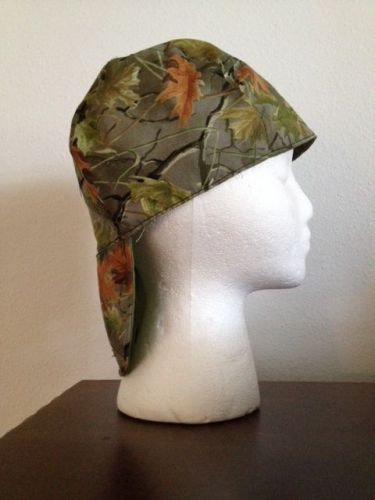 welding caps  forest camo reversible 100% cotton