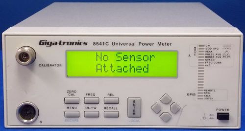 Gigatronics 8541c single input universal digital power meter 100 khz to 40 ghz for sale