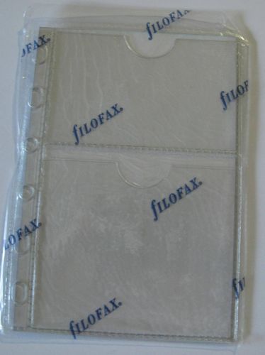 Transparent Multi-Purpose Envelope Top Opening Planner Refill 4 or 6 Ring