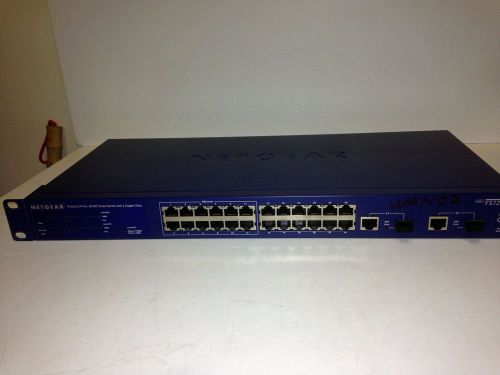 NETGEAR FS726TP PROSAFE 24 PORT 10/100 SMART SWITCH WITH 2 GIGABIT PORTS