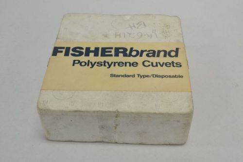 LOT 100 FISHER 14-385-985 STANDARD DISPOSABLE POLYSTYRENE CUVET 4.5ML B258157