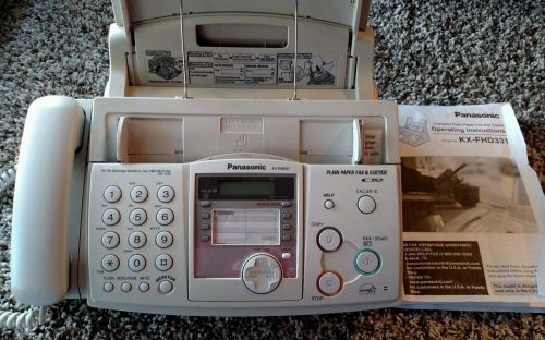 Panasonic KX-FHD331 Plain Paper Compact Fax &amp; Copier Machine Caller ID Phone