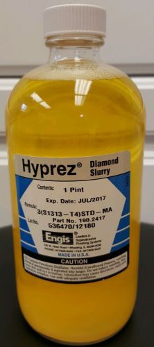 HYPREZ DIAMOND SLURRY   1 PINT GLASS  FORMULA 3 MICRONS   MADE BY ENGIS