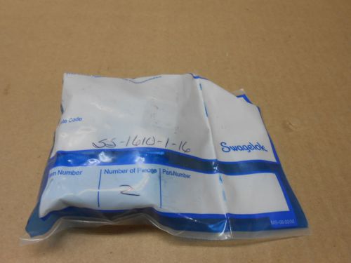 2 nib swagelok ss-1610-1-16 ss1610116 1&#034; ss male tube connector bag of 2 for sale