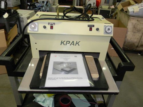 Kpak kp812 station table top blister sealer for sale